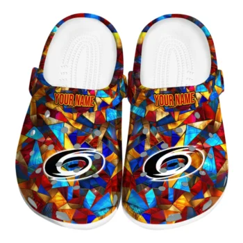 personalized carolina hurricanes prism pieces clogs best selling