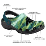 personalized carolina panthers hills illustration clogs best selling