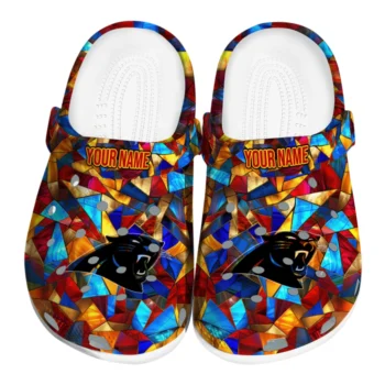 personalized carolina panthers prism pieces clogs best selling