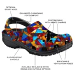 personalized carolina panthers prism pieces clogs best selling