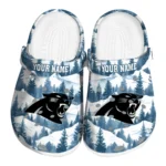 personalized carolina panthers snowy mountains clogs best selling