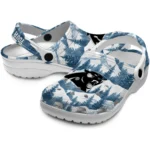 personalized carolina panthers snowy mountains clogs best selling