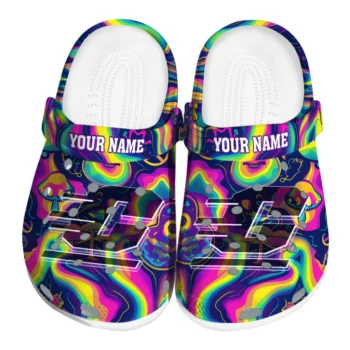 personalized central michigan chippewas swirling mushrooms clogs best selling