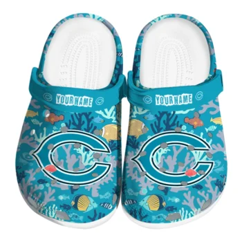 personalized chicago bears tropical fish ocean clogs best selling