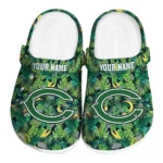 personalized chicago bears tropical leaves clogs best selling