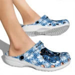 personalized chicago blackhawks snowflake mosaic clogs best selling