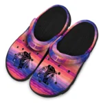 personalized chicago blackhawks wavy stripes clogs best selling