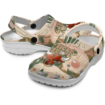 personalized chicago bulls desert cactus pattern clogs high quality