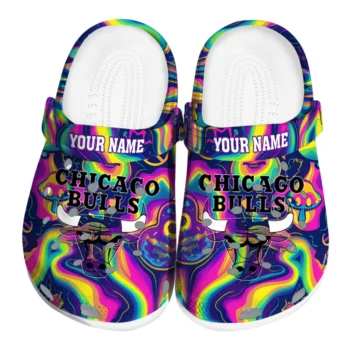 personalized chicago bulls swirling mushrooms clogs best selling