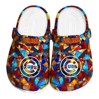 personalized chicago cubs prism pieces clogs best selling