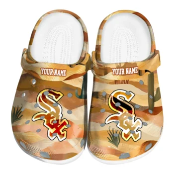 personalized chicago white sox desert layers clogs best selling