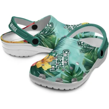 personalized cinamon toast crunch hibiscus palm green red clogs high quality hey clogs