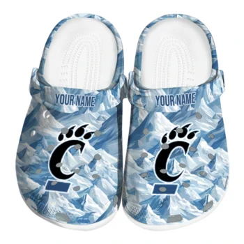 personalized cincinnati bearcats mountain artwork clogs best selling