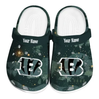 personalized cincinnati bengals deer nightscape clogs best selling