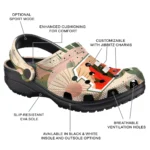 personalized cincinnati bengals desert cactus pattern clogs best selling