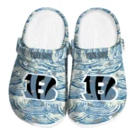 personalized cincinnati bengals sea swirls clogs best selling