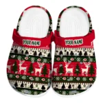 personalized cincinnati reds christmas motif clogs best selling