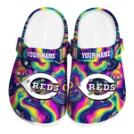 personalized cincinnati reds swirling mushrooms clogs best selling