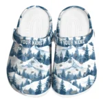 personalized clemson tigers snowy mountains clogs best selling