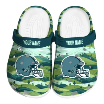 personalized cleveland browns hills illustration clogs best selling