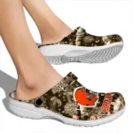personalized cleveland browns snowy hills clogs best selling