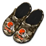 personalized cleveland browns snowy hills clogs best selling