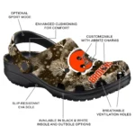 personalized cleveland browns snowy hills clogs best selling