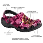 personalized cleveland cavaliers snowy hills clogs best selling