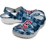 personalized cleveland guardians snowy hills clogs best selling