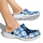 personalized coastal carolina chanticleers snowflake mosaic clogs best selling