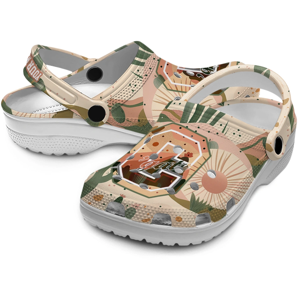 personalized colgate raiders desert cactus pattern clogs high quality personalized colgate raiders desert cactus pattern clogs high quality