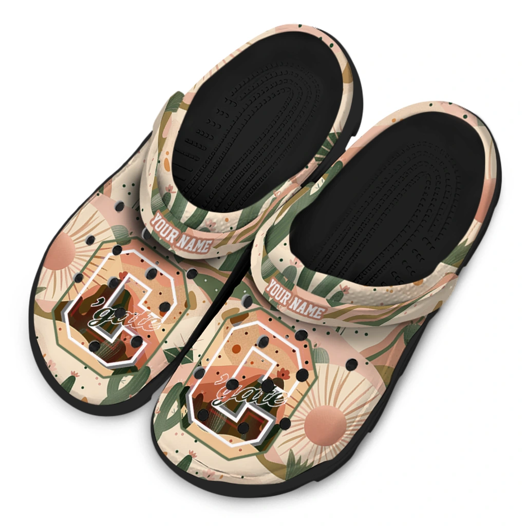 personalized colgate raiders desert cactus pattern clogs latest model personalized colgate raiders desert cactus pattern clogs latest model