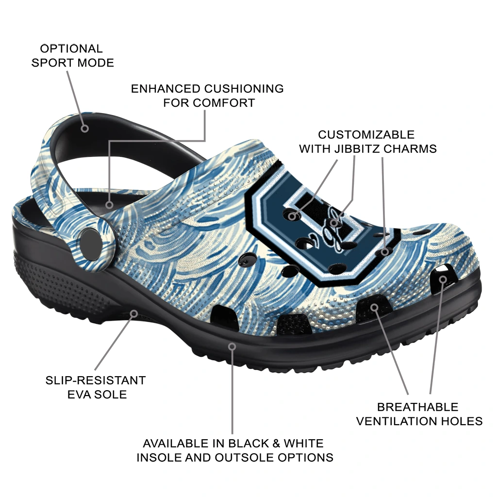 personalized colgate raiders sea swirls clogs new arrival personalized colgate raiders sea swirls clogs new arrival