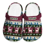 personalized colorado avalanche christmas motif clogs best selling