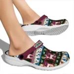 personalized colorado avalanche christmas motif clogs best selling