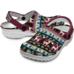 personalized colorado avalanche christmas motif clogs best selling