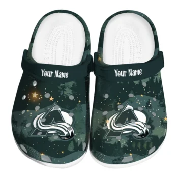 personalized colorado avalanche deer nightscape clogs best selling