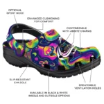 personalized colorado avalanche swirling mushrooms clogs best selling