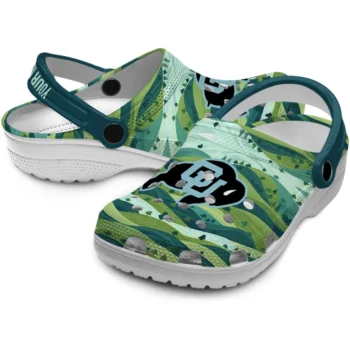 personalized colorado buffaloes hills illustration clogs high quality