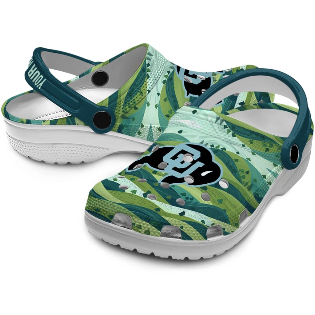 personalized colorado buffaloes hills illustration clogs high quality personalized colorado buffaloes hills illustration clogs high quality