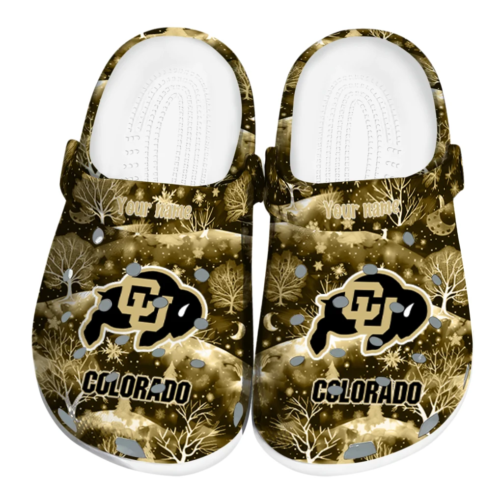 personalized colorado buffaloes snowy hills clogs best selling personalized colorado buffaloes snowy hills clogs best selling