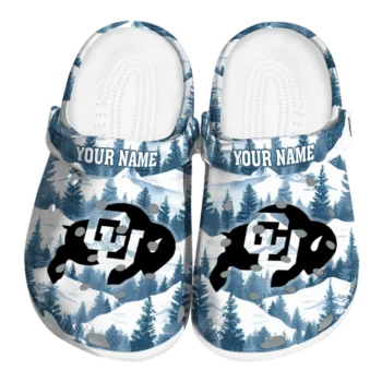 personalized colorado buffaloes snowy mountains clogs best selling
