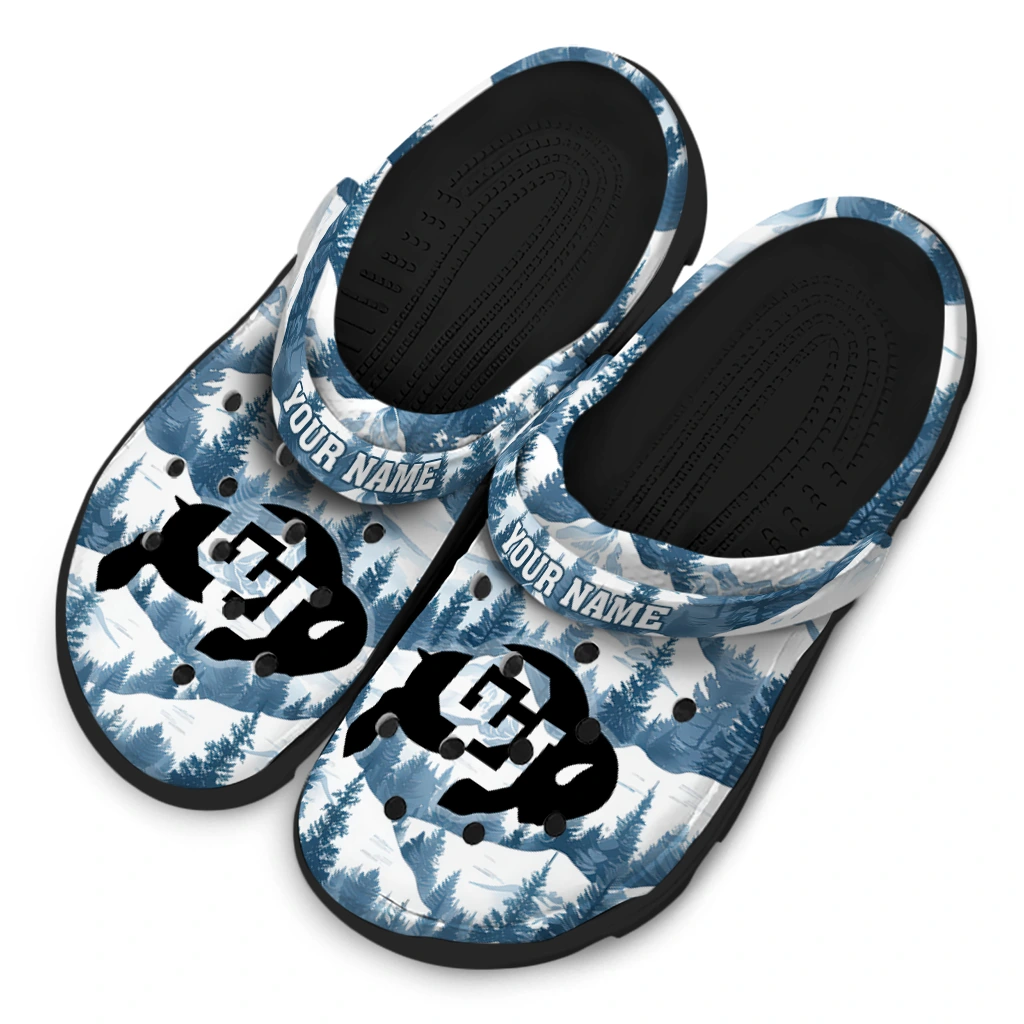 personalized colorado buffaloes snowy mountains clogs latest model personalized colorado buffaloes snowy mountains clogs latest model