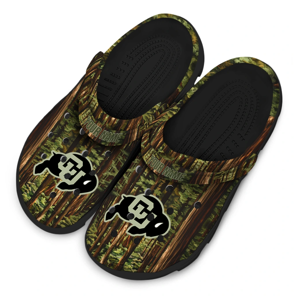 personalized colorado buffaloes woods forest designs clogs latest model personalized colorado buffaloes woods forest designs clogs latest model