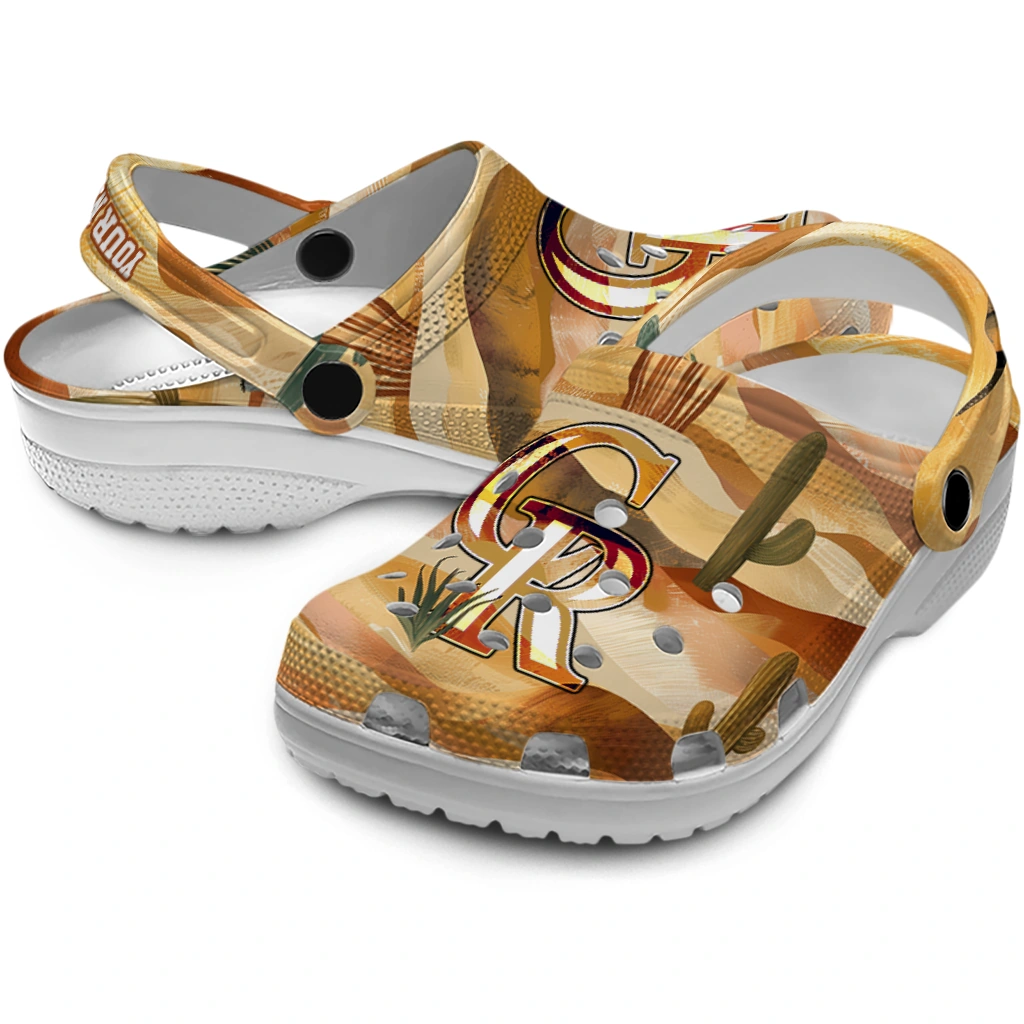 personalized colorado rockies desert layers clogs high quality personalized colorado rockies desert layers clogs high quality