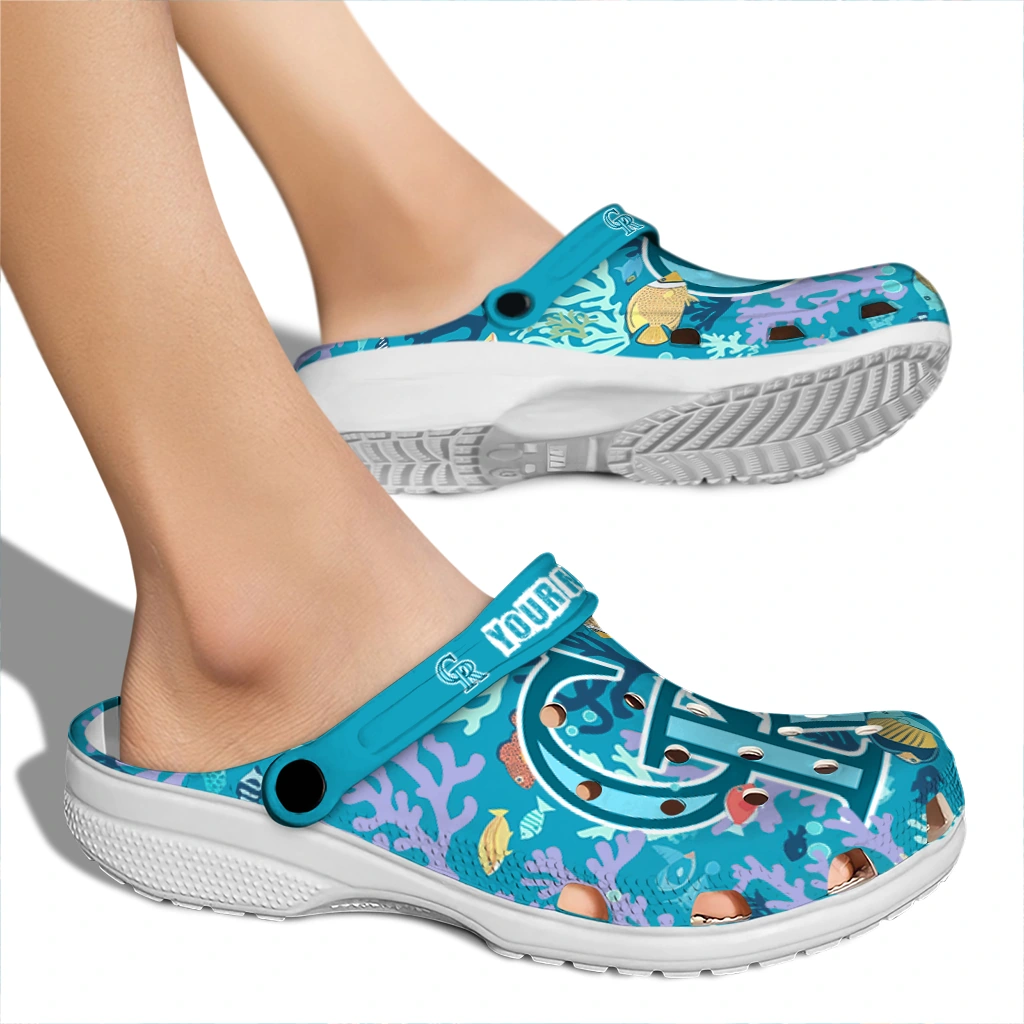 personalized colorado rockies tropical fish ocean clogs fashion forward personalized colorado rockies tropical fish ocean clogs fashion forward