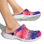 personalized colorado rockies wavy stripes clogs best selling