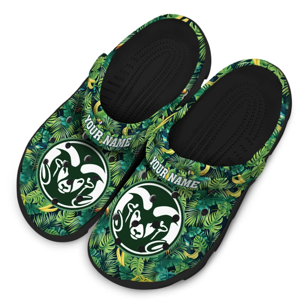 personalized colorado state rams tropical leaves clogs latest model personalized colorado state rams tropical leaves clogs latest model