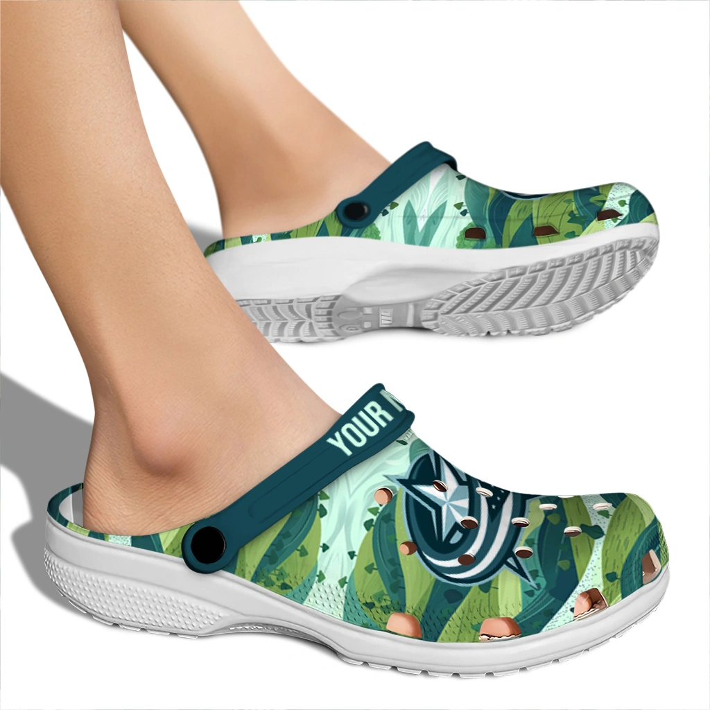 personalized columbus blue jackets hills illustration clogs fashion forward personalized columbus blue jackets hills illustration clogs fashion forward