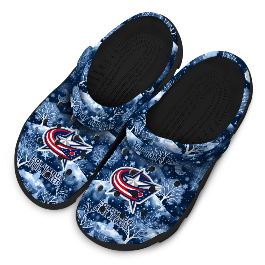personalized columbus blue jackets snowy hills clogs latest model personalized columbus blue jackets snowy hills clogs latest model
